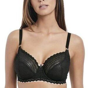 Freya 5131 Daisy Balcony Bra 28F Black